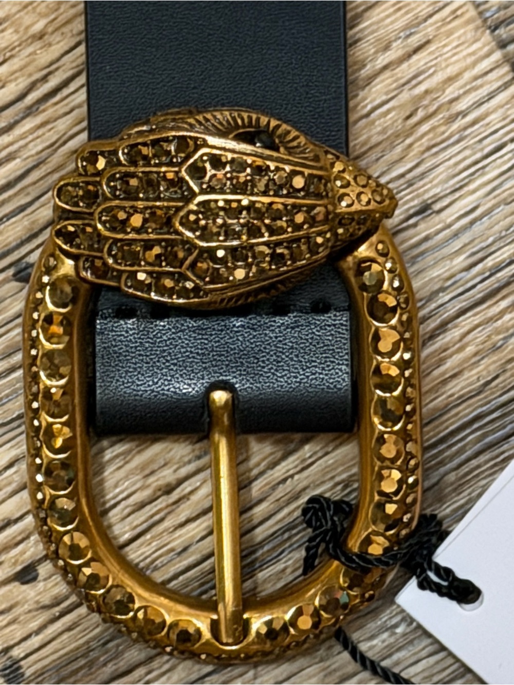 KurtGeiger Buckle Leather Belt - Women's Accessory